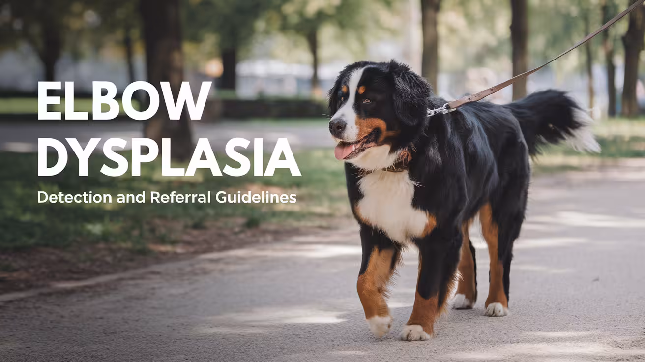 Elbow Dysplasia in Dogs: Early Detection and Referral Guidelines