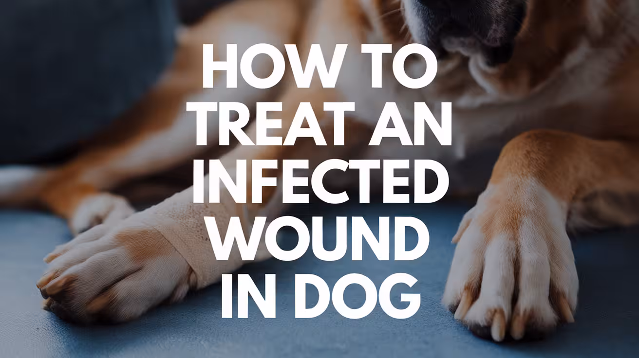 How to Treat an Infected Wound in Dog