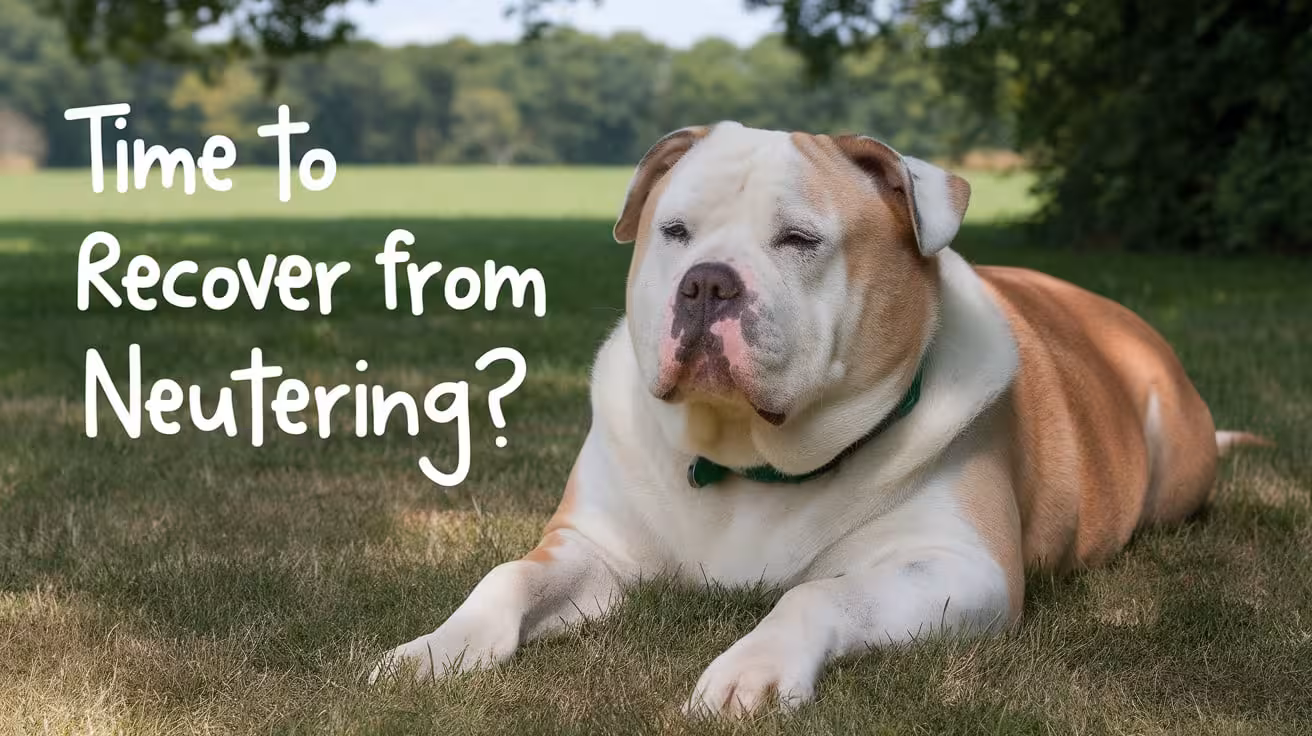 How Long Does It Take a Dog to Recover From Neutering?
