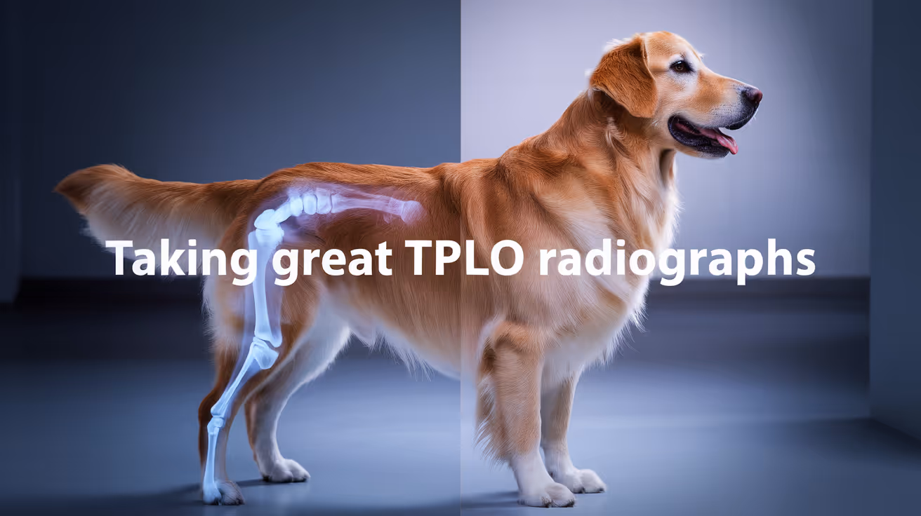 Taking Great TPLO Radiographs