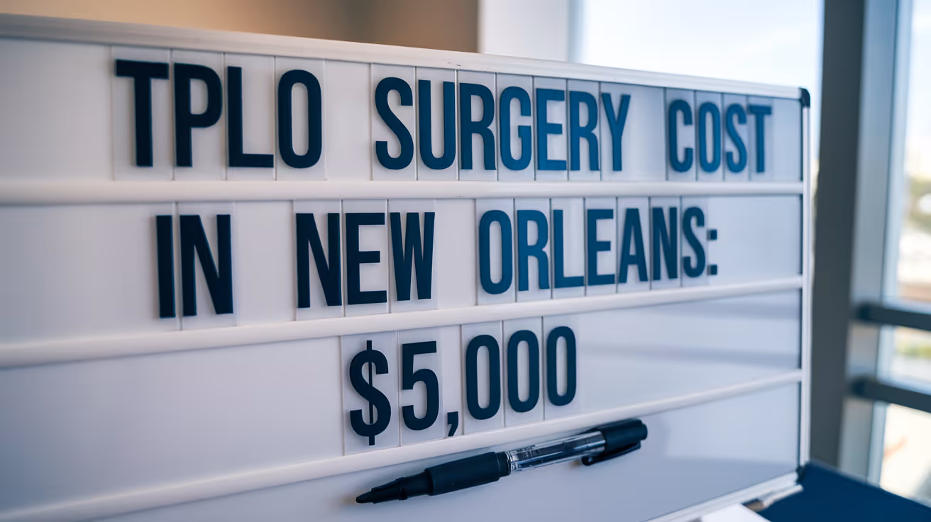 TPLO Surgery Cost in New Orleans