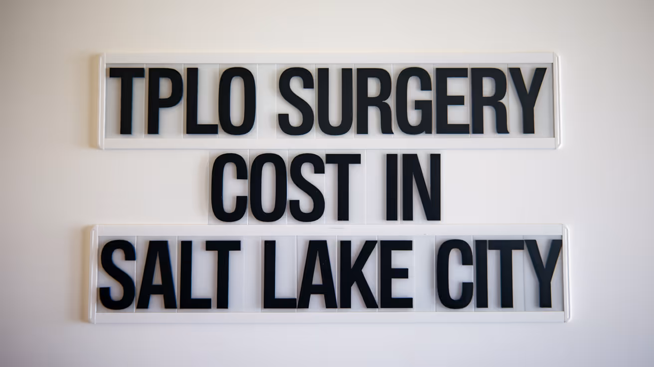 TPLO Surgery Cost in Salt Lake City