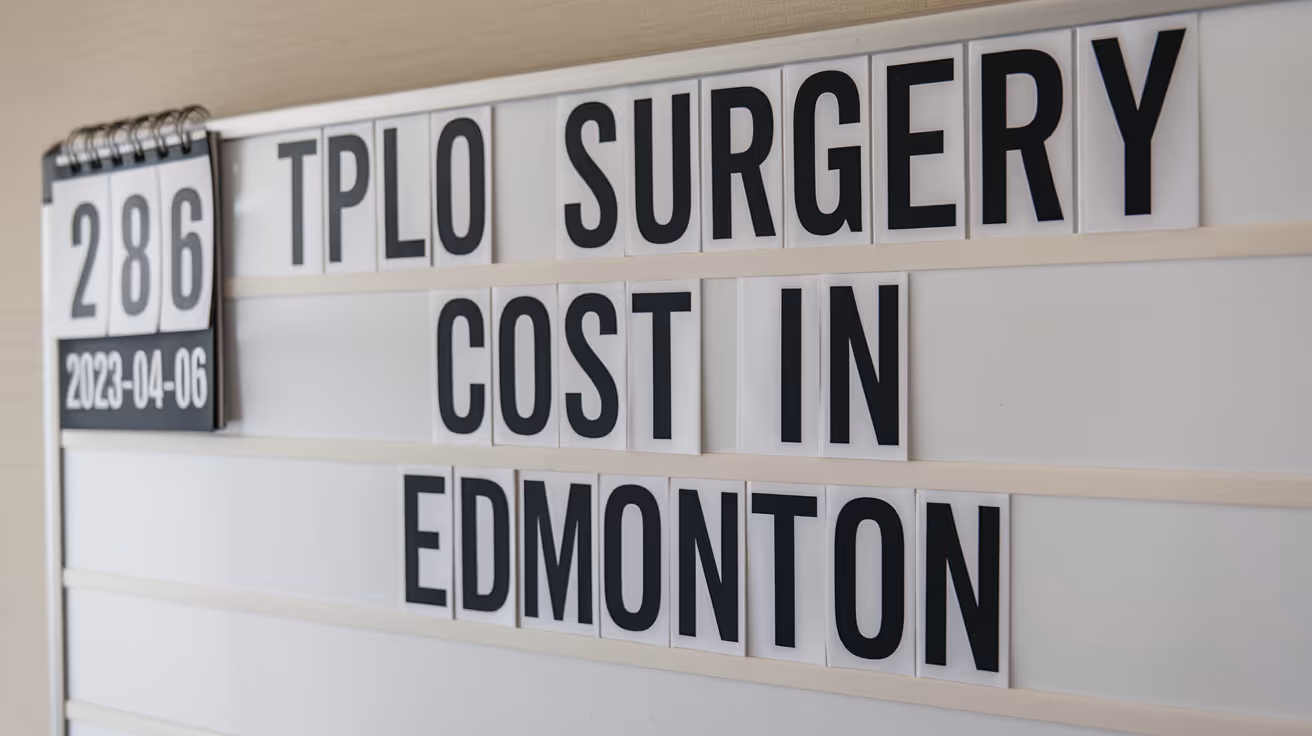 TPLO Surgery Cost in Edmonton