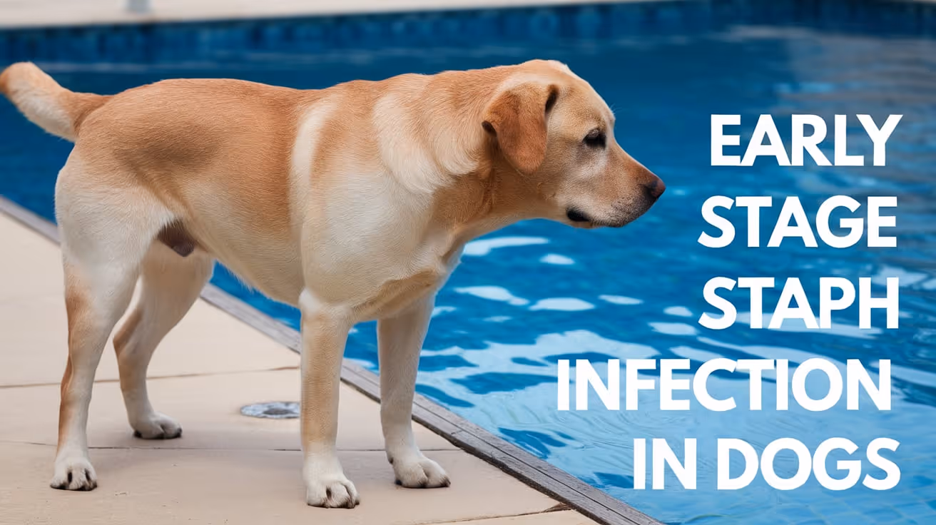 Infection à staphylocoque chez le chien : stade précoce et progression