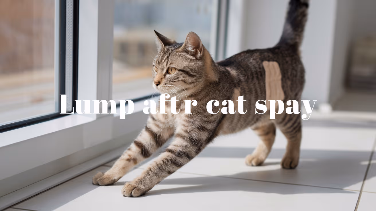 lump cat spay incision healing process