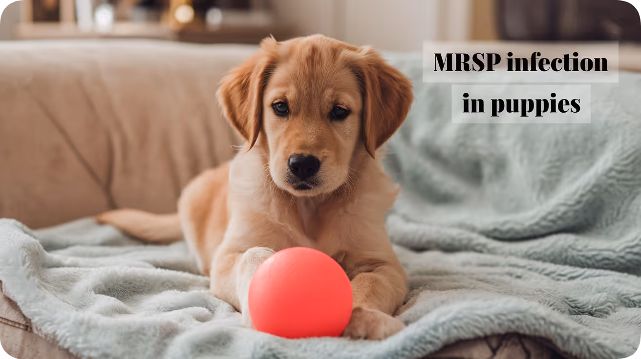 MRSP-Infektion bei Welpen: Ursachen, Behandlung & Prävention