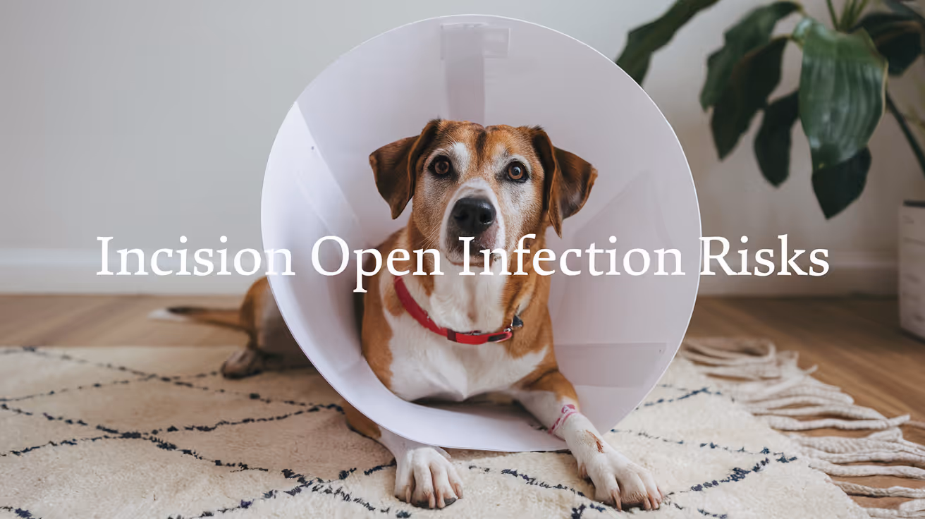Dog Spay or Neuter Incision Broke Open: Infection Risks