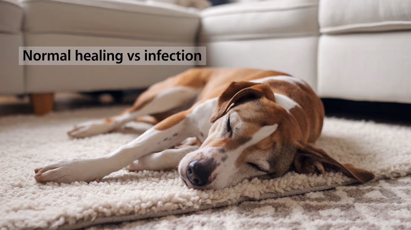 Dog Infection After Surgery: What’s Normal vs Concerning 