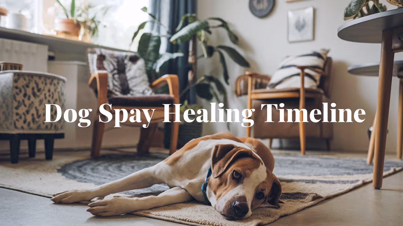 spay incision healing process dog