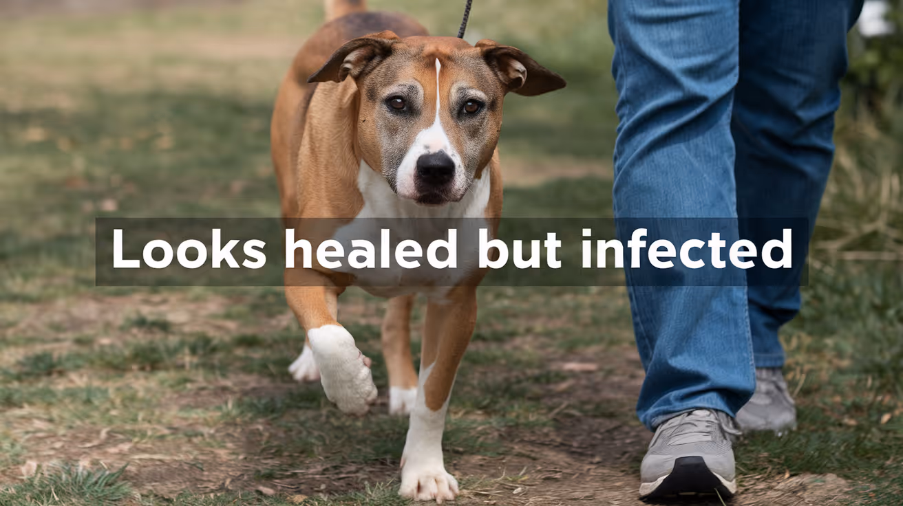 Can a TPLO Incision Look Healed but Still Be Infected?