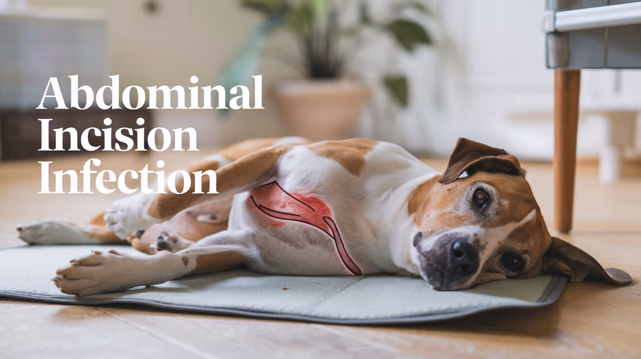 Dog Abdominal Incision Infection