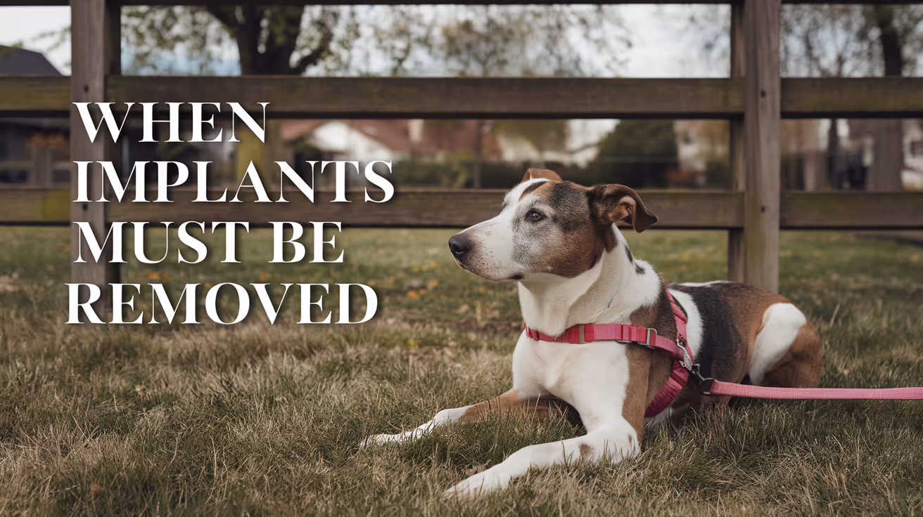 When Does a TPLO Plate or Implant Need to Be Removed Due to Infection?