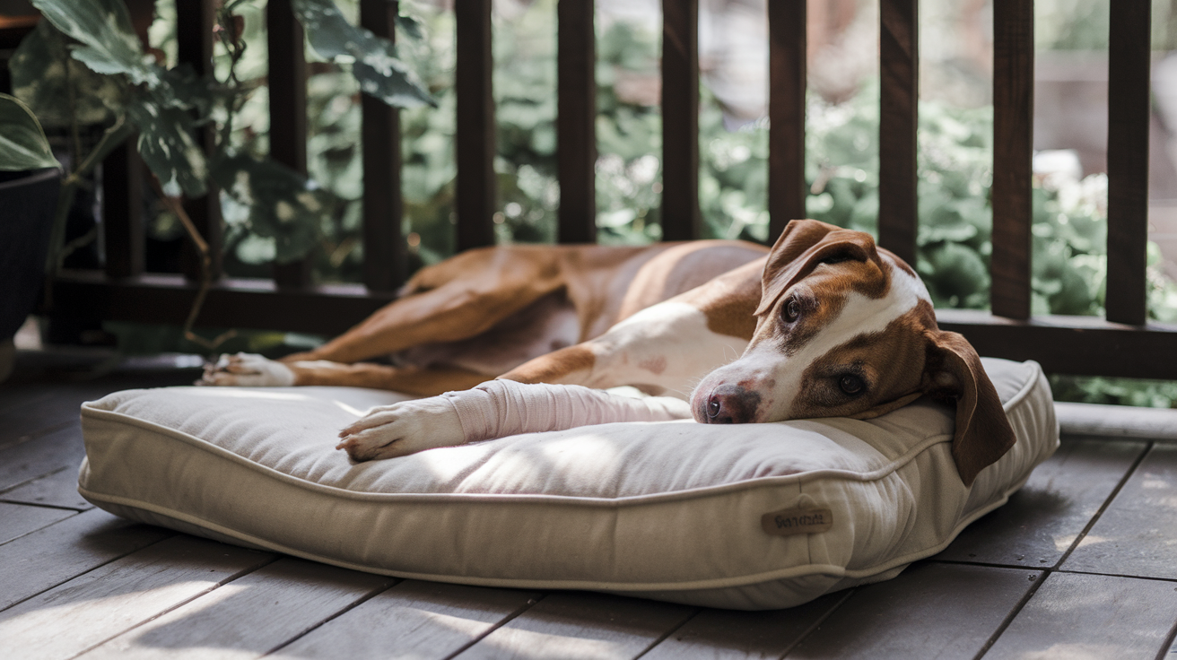 Lividi dopo chirurgia TPLO nei cani: cause e gestione