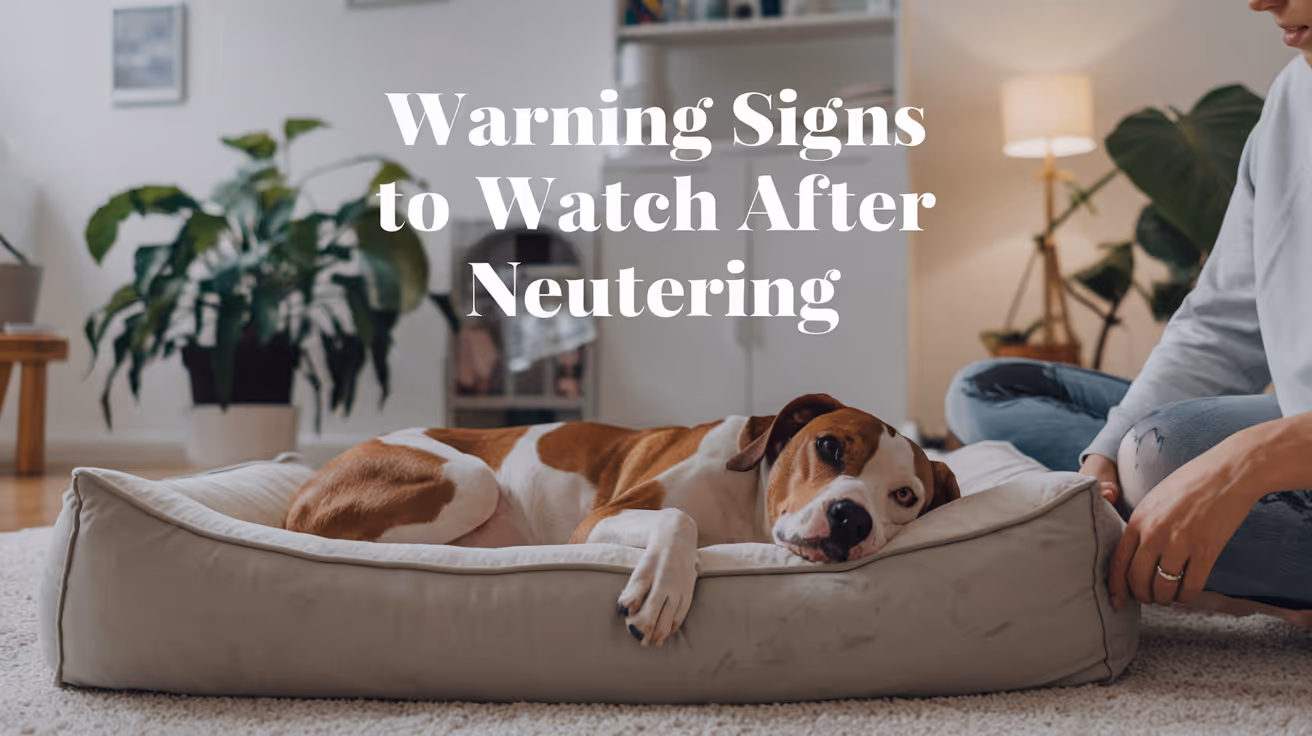 Warning Signs to Watch for After Neutering a Dog