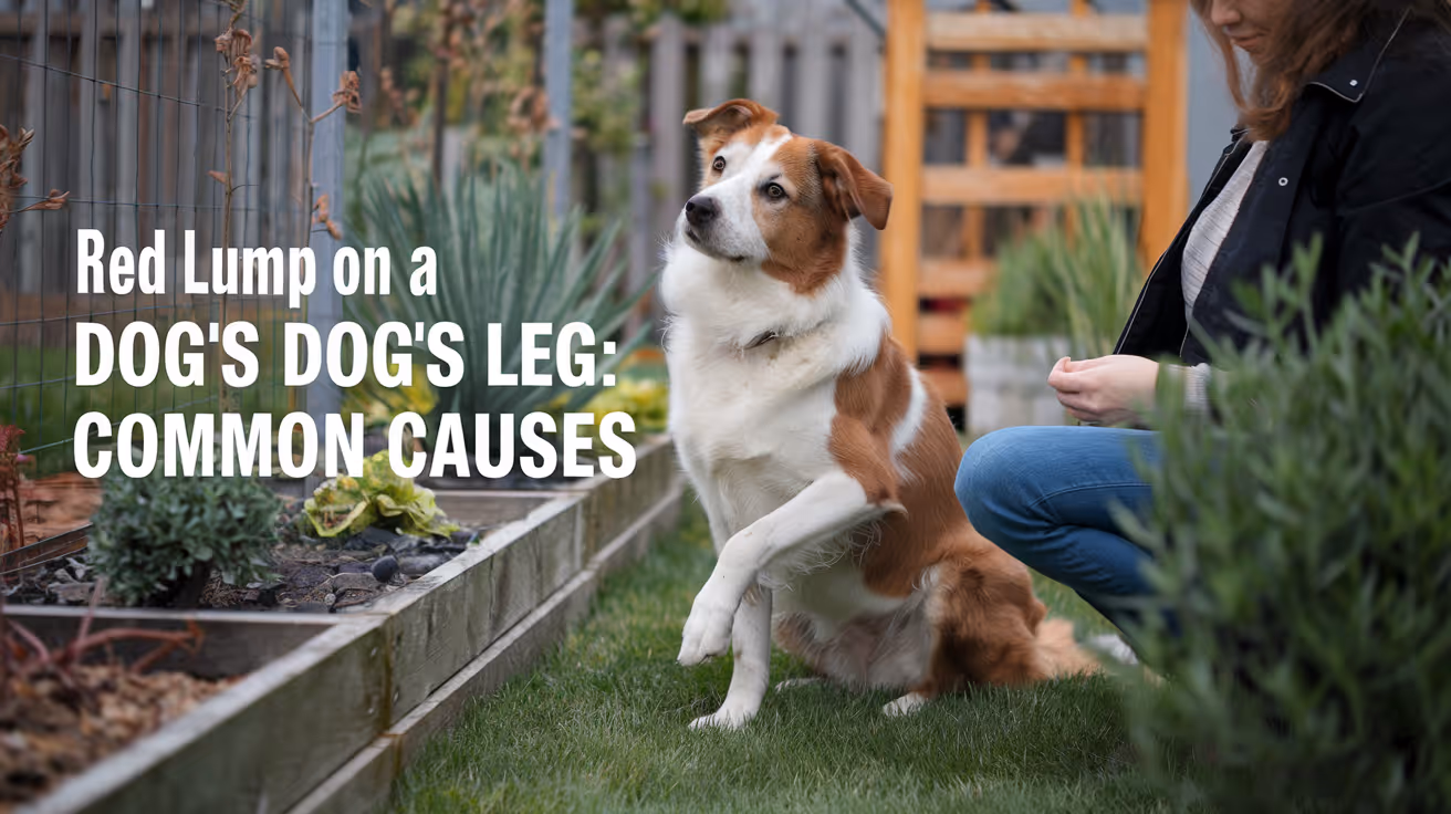 Red Lump on Dog's Leg: Common Causes Explained