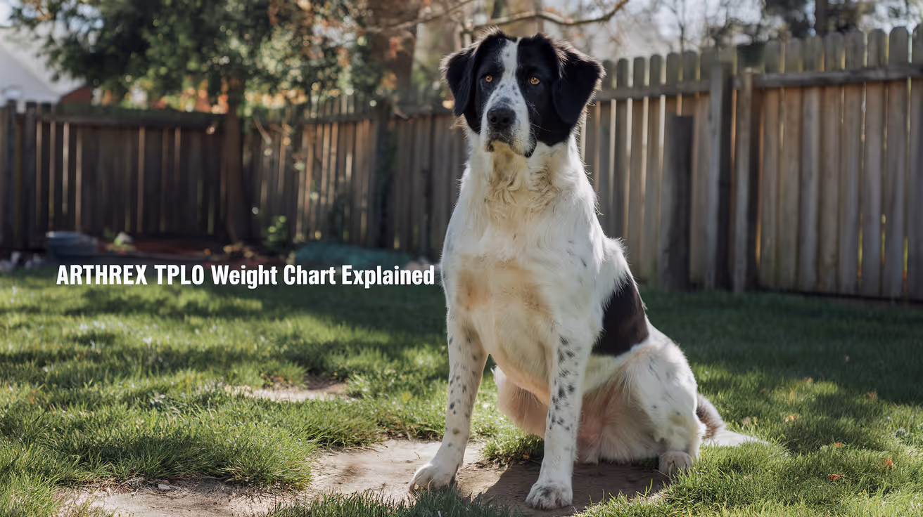 Arthrex TPLO Weight Chart Explained