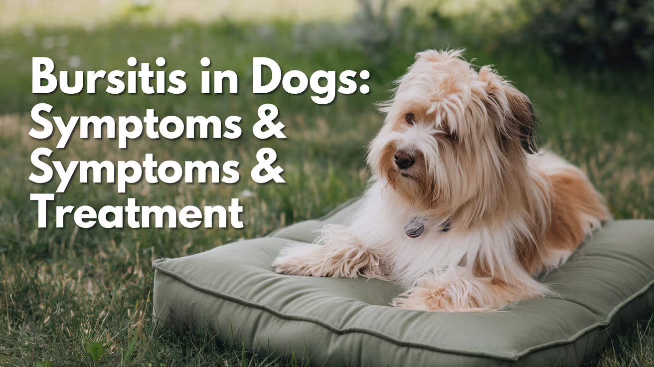 Bursitis en perros: síntomas, causas y tratamiento