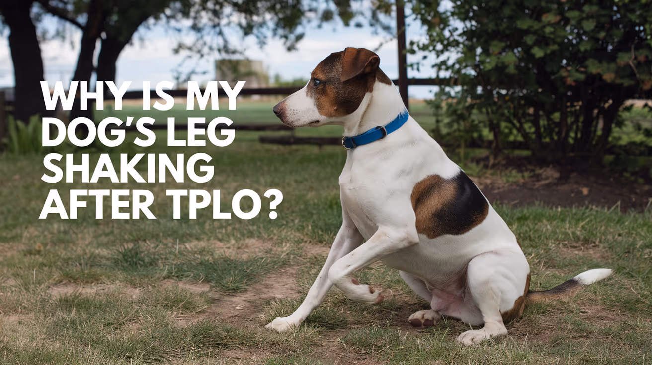 Dog Leg Shaking After TPLO Surgery: Causes & Care