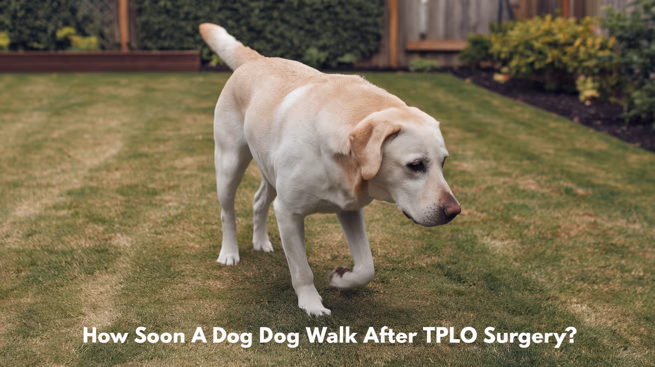 How Soon Can a Dog Walk After TPLO Surgery?