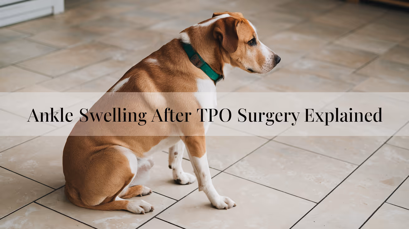 Ankle Swelling After TPLO Surgery in Dogs