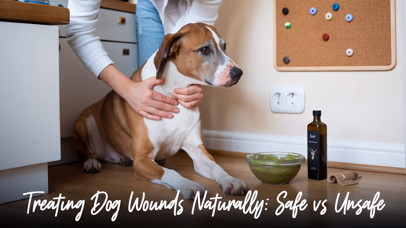 Treating Dog Wounds Naturally: Safe and Unsafe Methods
