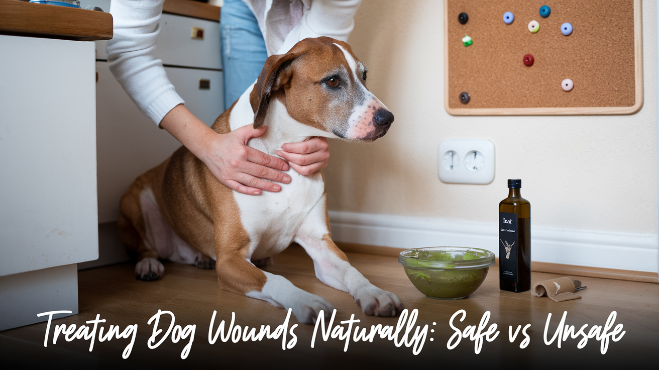 Treating Dog Wounds Naturally: Safe and Unsafe Methods