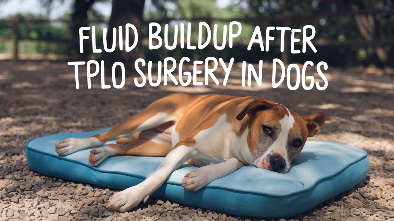 Fluid Buildup After TPLO Surgery in Dogs