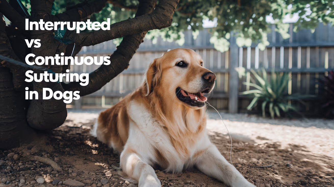 Interrupted vs Continuous Suturing in Dogs