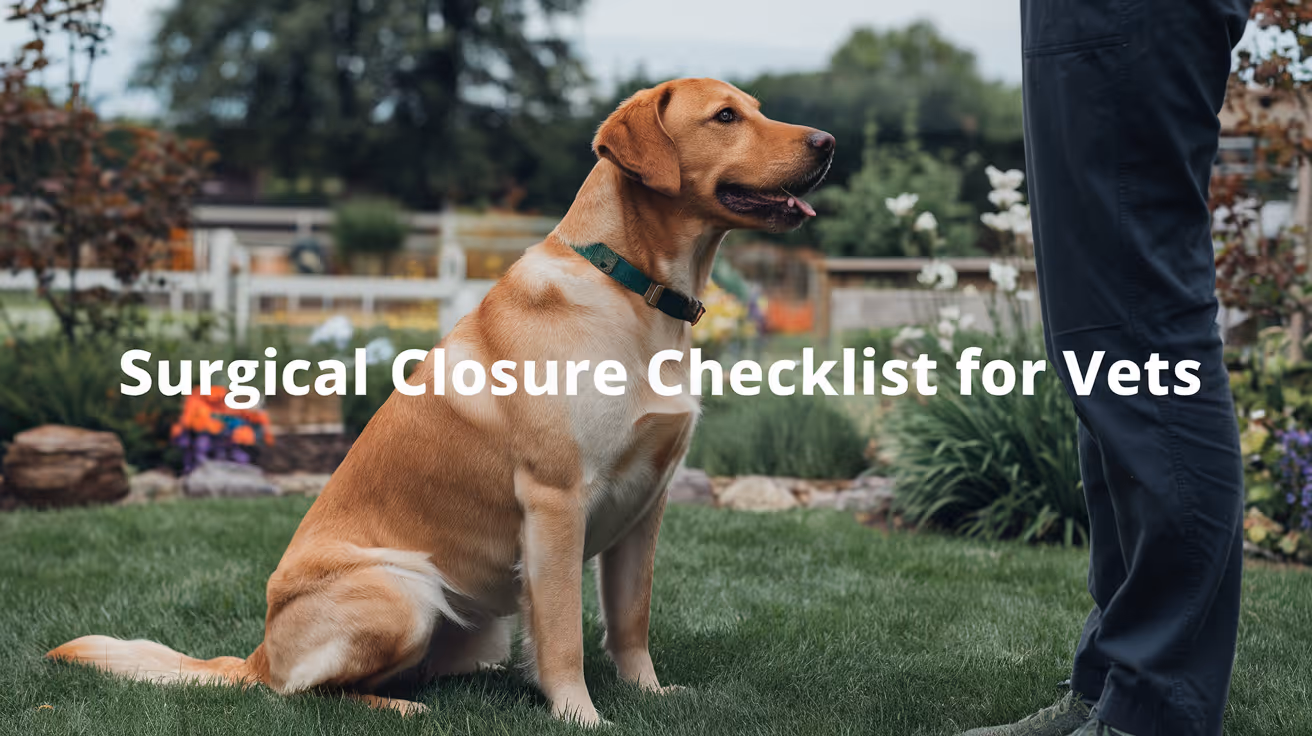 Closure Protocol Checklist for Veterinary Surgeons