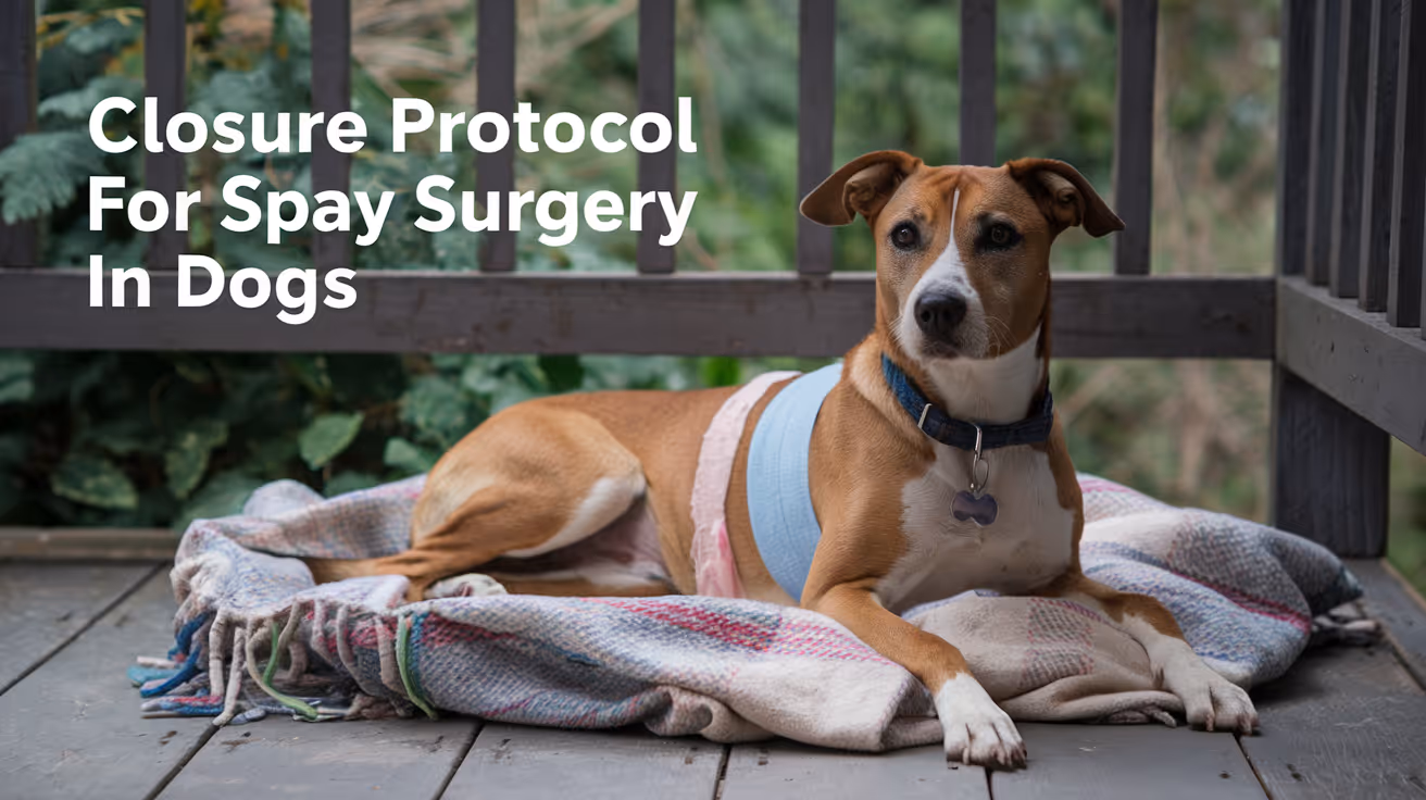 Closure Protocol for Spay Surgery in Dogs