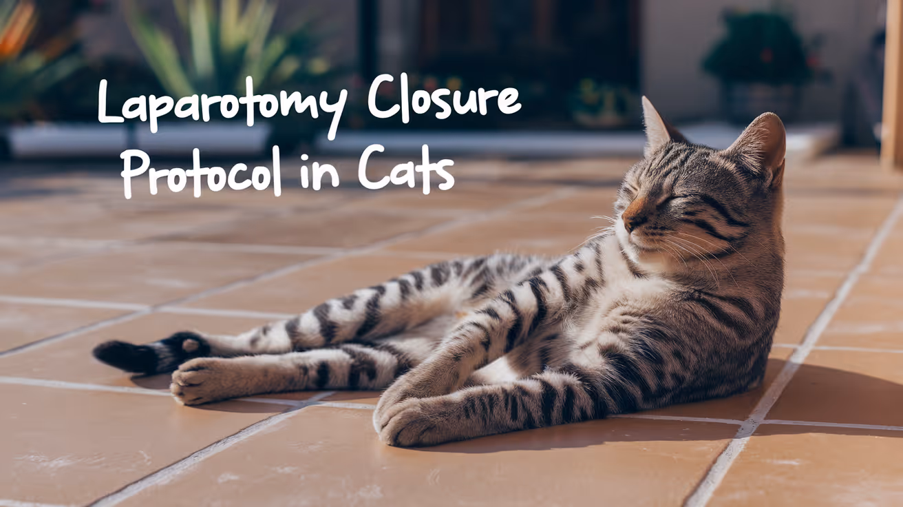 Closure Protocol for Laparotomy in Cats