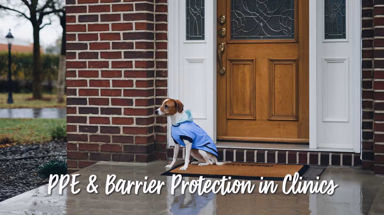 PPE Use and Barrier Protection in Veterinary Clinics