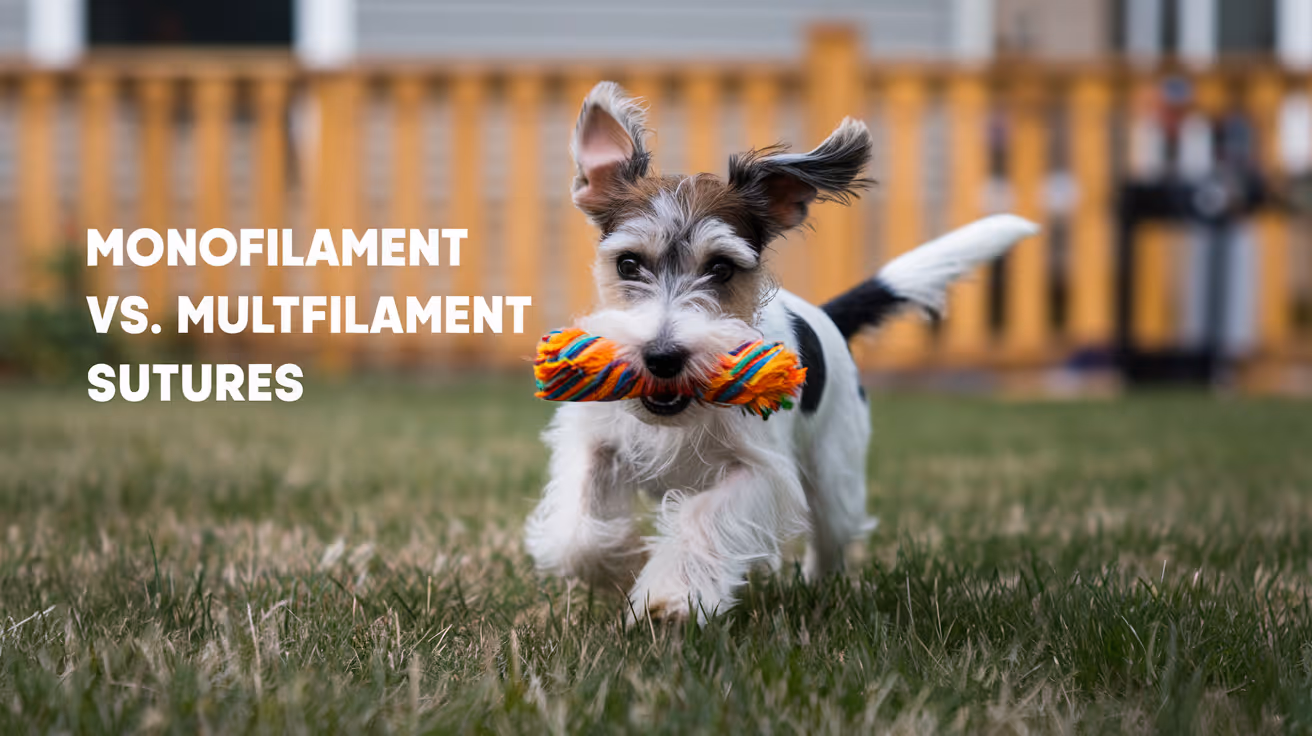 Monofilament vs Multifilament Sutures in Dogs and Cats