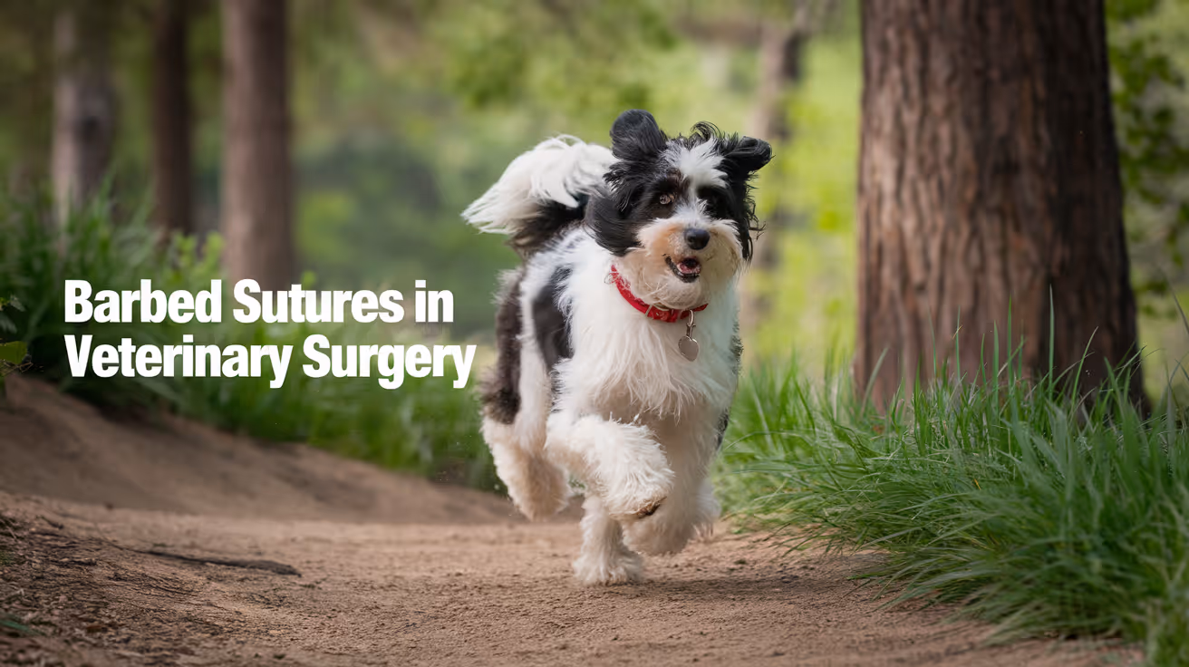 Use of Barbed Sutures in Veterinary Surgery
