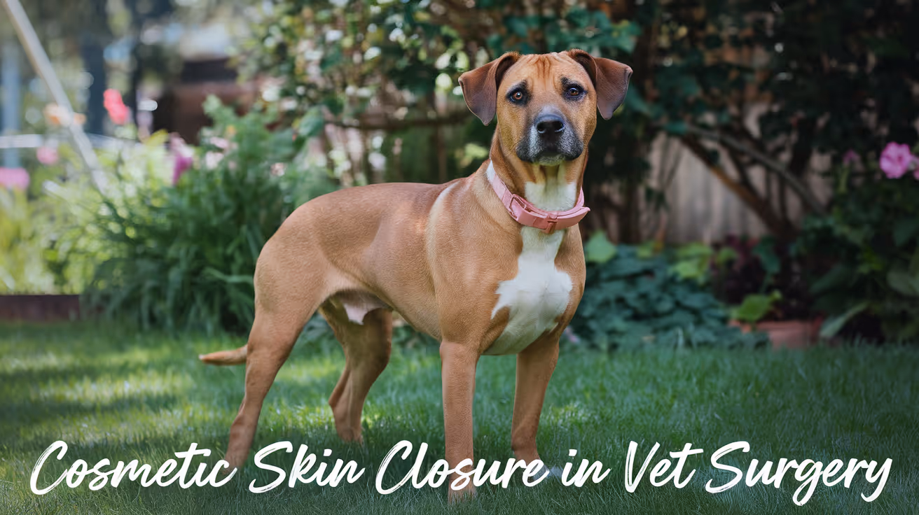 Cosmetic Skin Closure in Veterinary Surgery