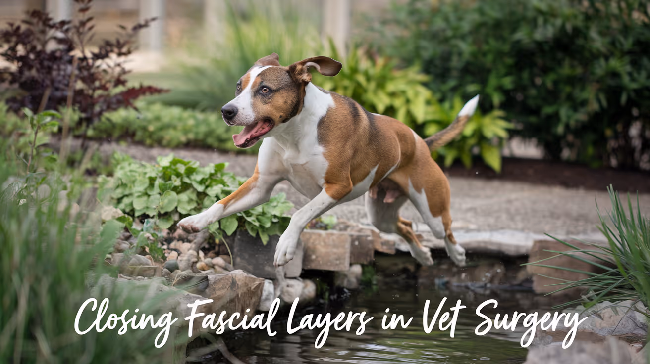 Closing Fascial Layers in Veterinary Surgery