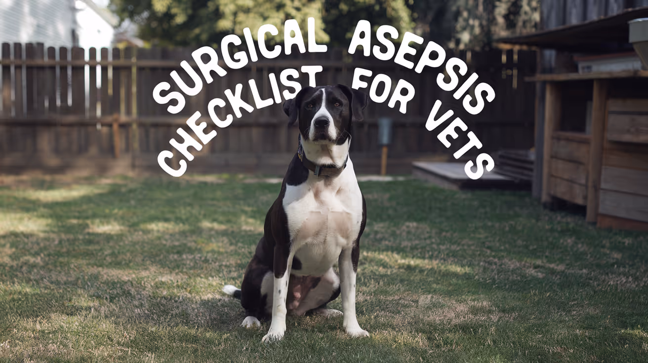 Veterinary Surgical Asepsis Checklist