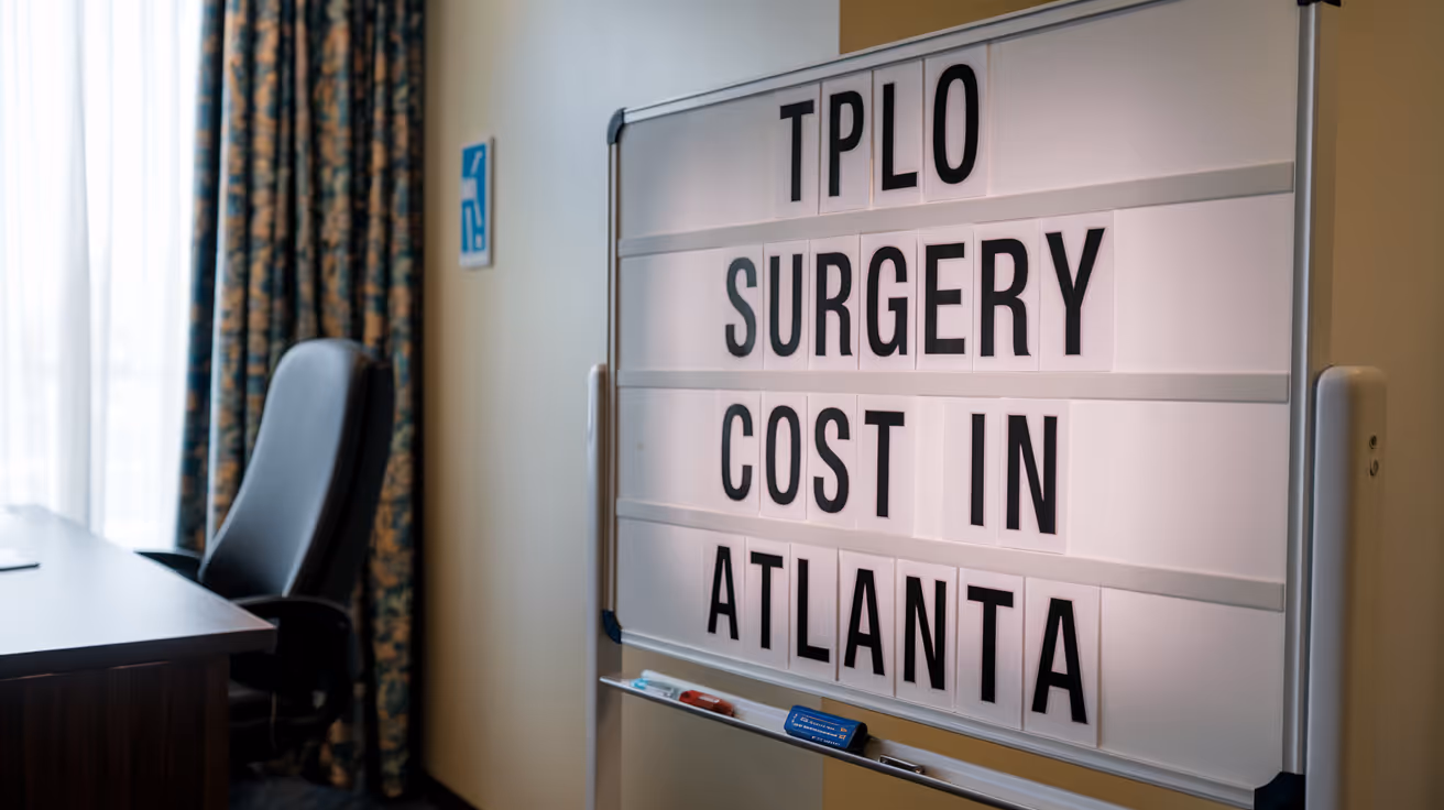 Coût de la chirurgie TPLO à Atlanta : guide complet