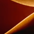 Close-up abstract image showing curved, overlapping brown and reddish surfaces with soft lighting.