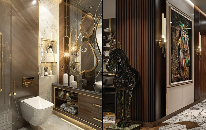 صورة 5 من مشروع تصميم داخلي شقة، حي الأعمال المالي، الرياض