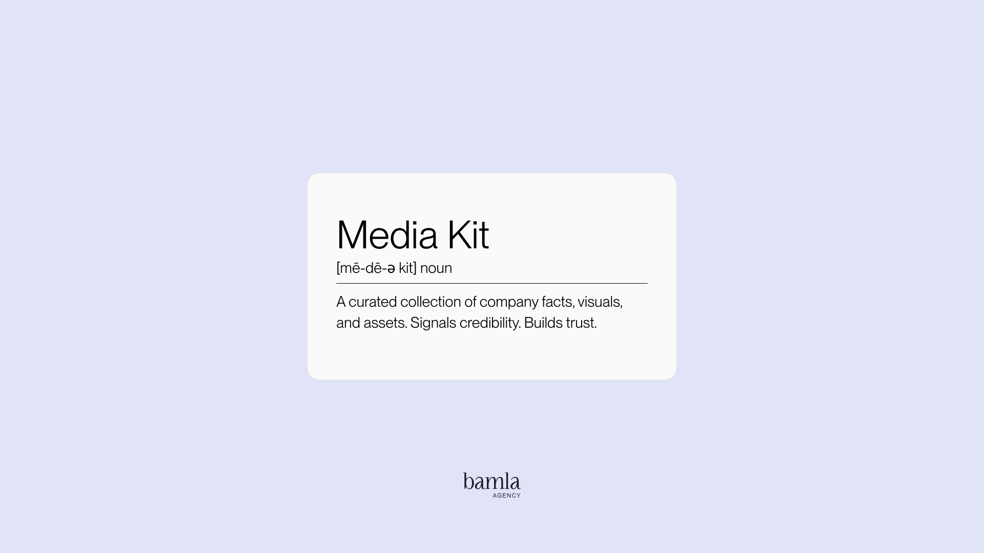 The anatomy of a good media kit