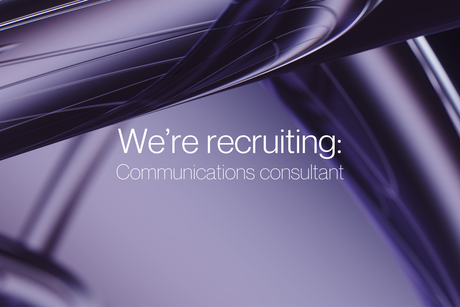 We're recruiting – join Bamla as a Communications Consultant