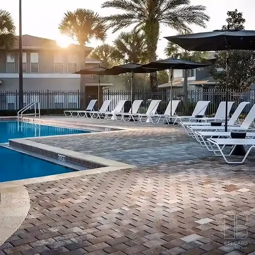 pavement near swimming pool