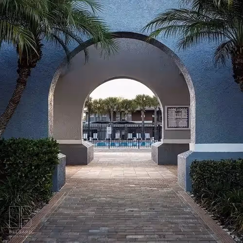 pavement near swimming pool