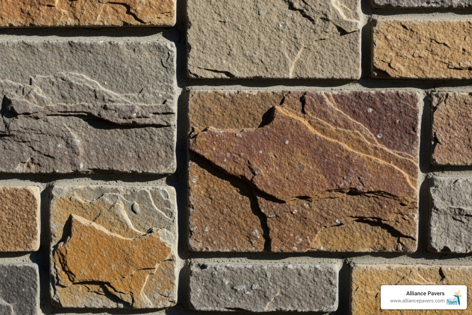 A close-up view of carefully finished stone veneer joints, showcasing texture and detail - stone veneer cinder block wall