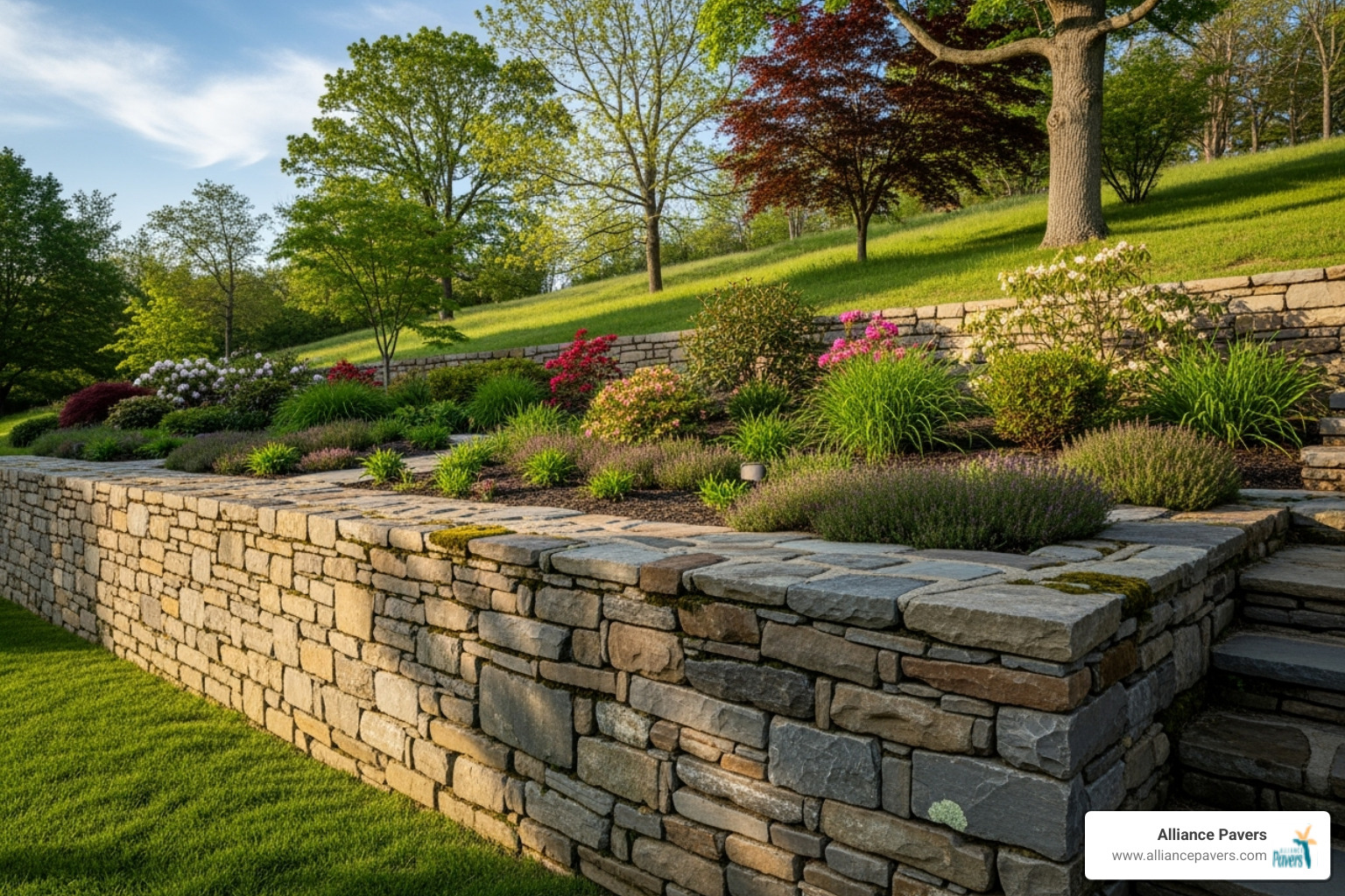 Your Guide to a Rock-Solid Retaining Wall on a Slope
