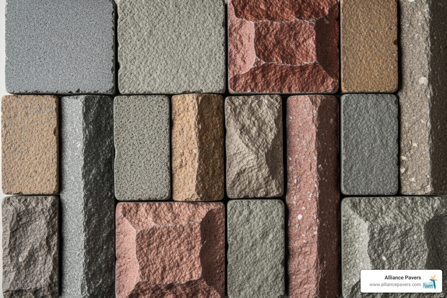 paver cap textures and colors - paver stone caps