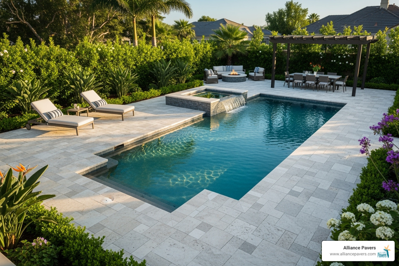 Windermere Poolside Pavers: Where Elegance Meets the Water