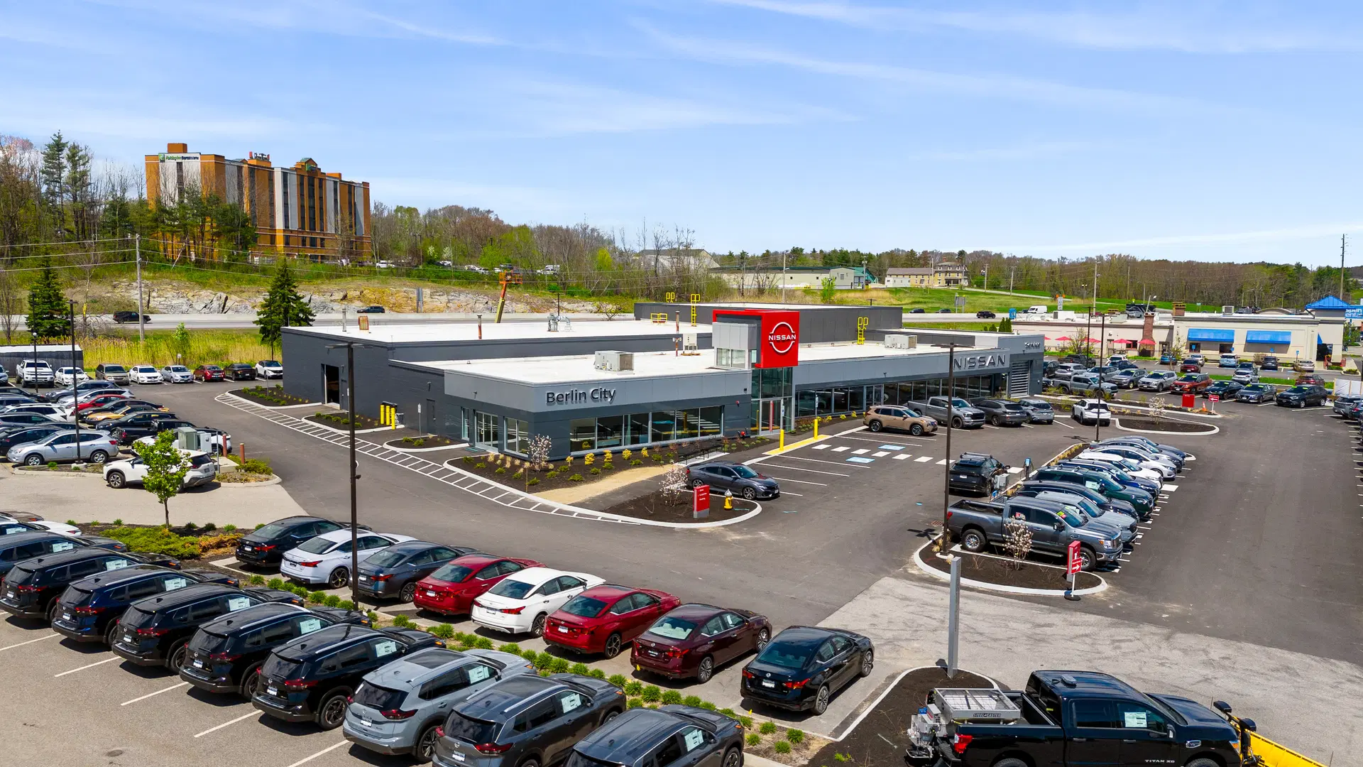 Berlin City Nissan — a commercial construction project by Jewett Construction in Portland, ME.