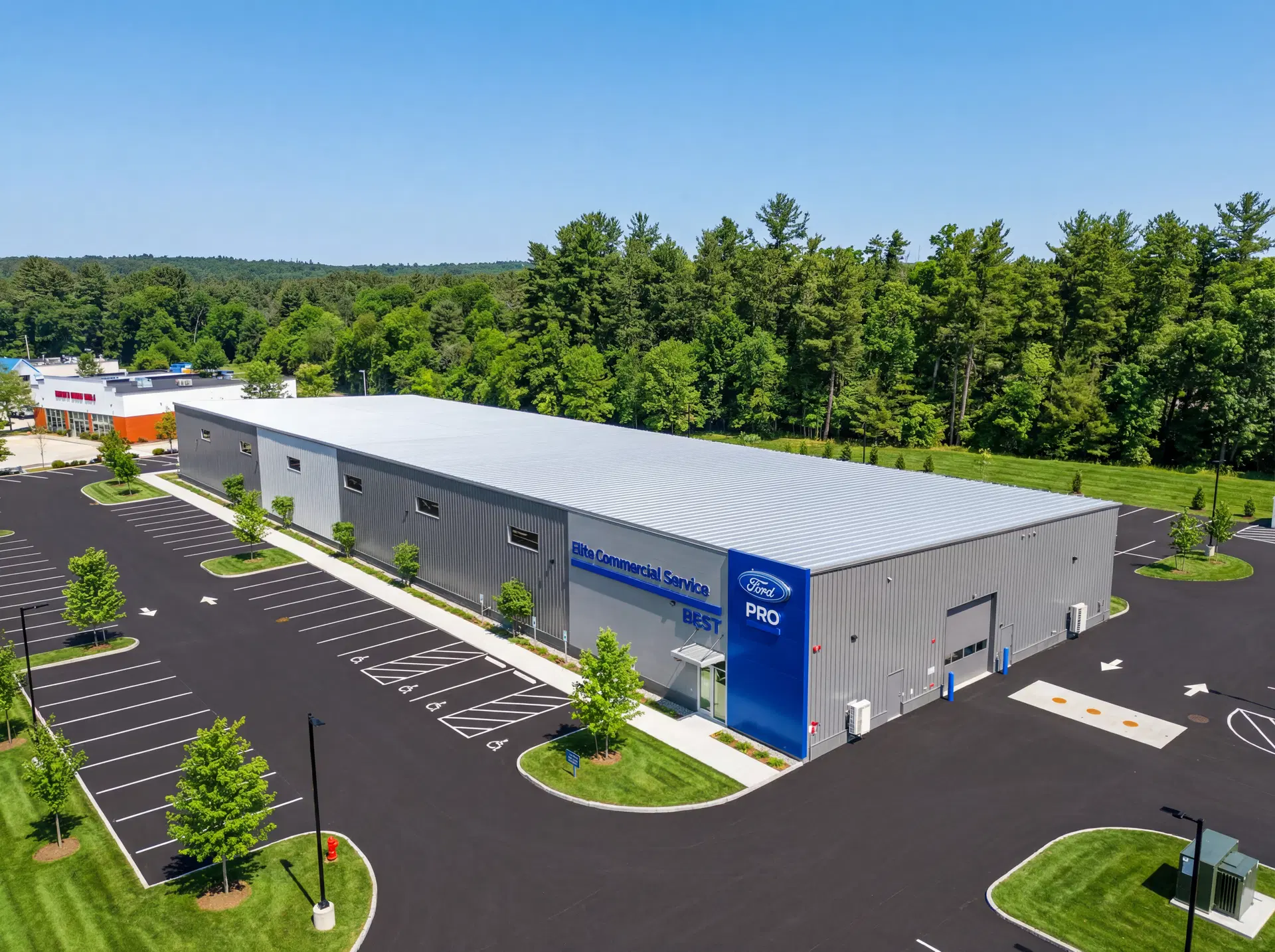 Best Ford — a commercial construction project delivered by Jewett Construction.